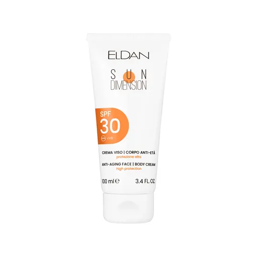 ELDAN SUN DIMENSION SPF30 apsauginis veido ir kūno kremas nuo saulės, 100 ml
